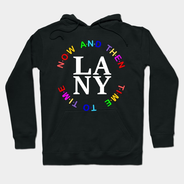 Los Angeles and New York. (Color Version) Hoodie by Koolstudio